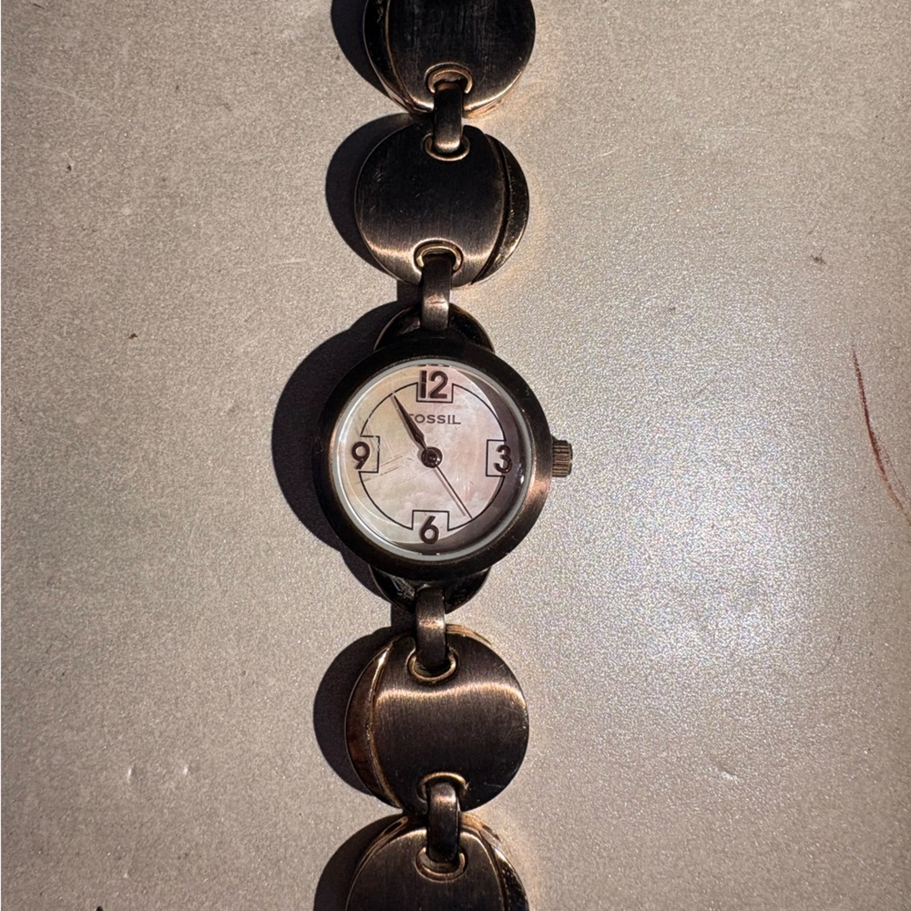 Fossil Women's Bronze Bracelet Watch